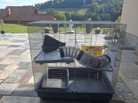 večja kletka za hišnega ljubljenčka z vso dodatno opremo, cena 80 evro