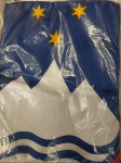 večja zastava 140 x 280 cm slovenska + bar šal 1921