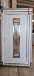 Vhodna vrata PVC plastična 110 x 210 cm, L in D