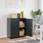 vidaXL Arhivska omara antracitna 79x40x90 cm jeklo