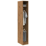 vidaXL Garderobna omara artisan hrast 30x50x200 cm inženirski les