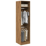 vidaXL Garderobna omara artisan hrast 50x50x200 cm inženirski les