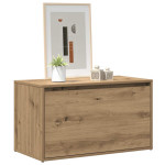 vidaXL Klop za hodnik 80x40x45 cm artisan hrast inženirski les