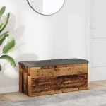 vidaXL klop za shranjevanje starega lesa 102x42x45 cm inženirski les