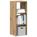 vidaXL Knjižna omara artisan hrast 30x30x80 cm inženirski les