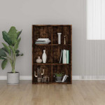 vidaXL Knjižna omara/komoda dimljen hrast 66x30x98 cm inženirski les