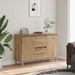 vidaXL Komoda artisan hrast 102x35x70 cm inženirski les