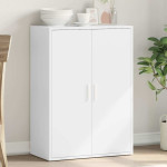 vidaXL Komoda bela 60x31x84 cm inženirski les