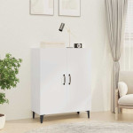 vidaXL Komoda bela 70x34x90 cm konstruiran les