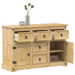 vidaXL Komoda Corona 112x40x75 cm trdna borovina