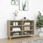 vidaXL Komoda sonoma hrast 103,5x35x70 cm inženirski les