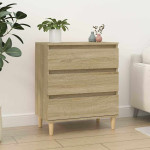vidaXL Komoda sonoma hrast 60x35x70 cm inženirski les