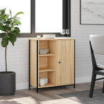 vidaXL Komoda sonoma hrast 70x30x80 cm inženirski les