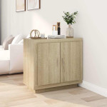 vidaXL Komoda sonoma hrast 80x40x75 cm konstruiran les