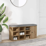 vidaXL Lavica za čevlje Artisan Oak 102x32x50 cm Inženirski les