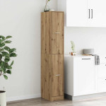 vidaXL Lekarniška omara artisan hrast 30x41x174,5 cm inženirski les