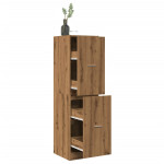vidaXL Lekarniška omara artisan hrast 40x41x144,5 cm inženirski les