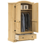 vidaXL Omara "Corona" 101x52x170 cm masiven les borovina