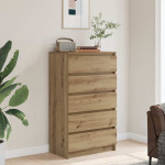 vidaXL Predalnik artisan hrast 60x36x103 cm inženirski les