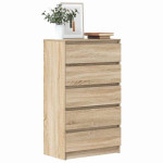 vidaXL Predalnik sonoma hrast 60x36x103 cm inženirski les