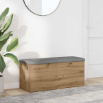 vidaXL Shranjevalna klop Artisan hrast 102x42x45 cm inženirski les