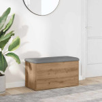vidaXL Shranjevalna klop Artisan hrast 82x42x45 cm inženirski les