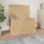 vidaXL Škatla za shranjevanje iz hrasta sonoma 50x30x28 cm inženirski