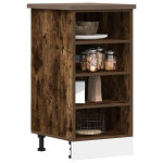 vidaXL Spodnja omarica “Riga” Smoked Oak 40x44,5x81,5cm Inženirski les