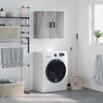 vidaXL Stenska omarica siva sonoma 60x31x60 cm inženirski les