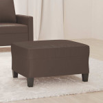 vidaXL Stolček za noge rjav 70x55x41 cm umetno usnje