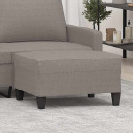 vidaXL Stolček za noge taupe 70x55x41 cm blago
