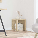 vidaXL Stranska mizica sonoma hrast 33x33x34,5 cm konstruiran les