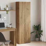 vidaXL Visoka omara artisan hrast 60x32x190 cm inženirski les