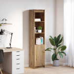 vidaXL Visoka omara artisian hrast 37,5x35x180 cm inženirski les