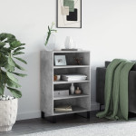 vidaXL Visoka omara betonsko siva 57x35x90 cm inženirski les