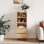 vidaXL Visoka omara sonoma hrast 40x36x110 cm inženirski les