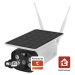 GoSmart Zunanja vrtljiva baterijska kamera IP-600 EYE z Wi-Fi in solar