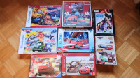Puzzle Cars, Star wars, Planes...
