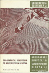 Geografski simpozij o severovzhodni Sloveniji 1972