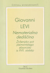 Giovanni Levi: NEMATERIALNA DEDIŠČINA