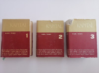 KARL MARX, KAPITAL, 3 KNJIGE V KOMPLETU