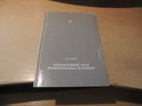 USTAVNOPRAVNI VIDIKI OSAMOSVAJANJA SLOVENIJE C. RIBIČIČ ZALOŽIL URADNI