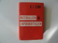 V.I.LENIN, MATERIALIZEM IN EMPIRIOKRITICIZEM, CZ 1956