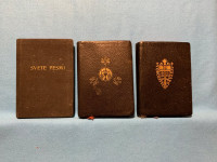 Stari molitveniki in svete pesmi, knjižice letnikov 1967, 1957, 1962.