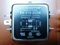 EMC Filter SCHAFFNER FN610-20-06 110/250VAC / 50-60Hz 20A