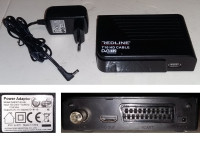 DVB-T/T2 HD sprejemnik REDLINE T10 HD CABLE, MPEG-4, HDMI, SCART