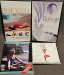 3x DVD + CD JOGA paket, Hot Yoga, Barkan Method, Yoga Moods