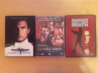 2X DVD STEVEN SEAGAL UNDER SIEGE,  MARKED FOR DEATH