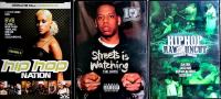 3xDVD: Hip hop Nation 3 / Streets is Watching / Hip hop Raw & Uncut