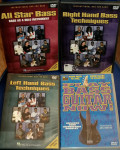 4x DVD tutorial  za igranje BAS kitare: za levičarje, desničarje...